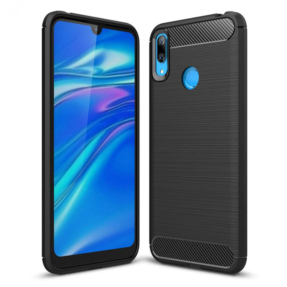 Pokrowiec Carbon Case czarny Huawei Y7 (2019) Pokrowiec Carbon Case czarny Huawei Y7 (2019)