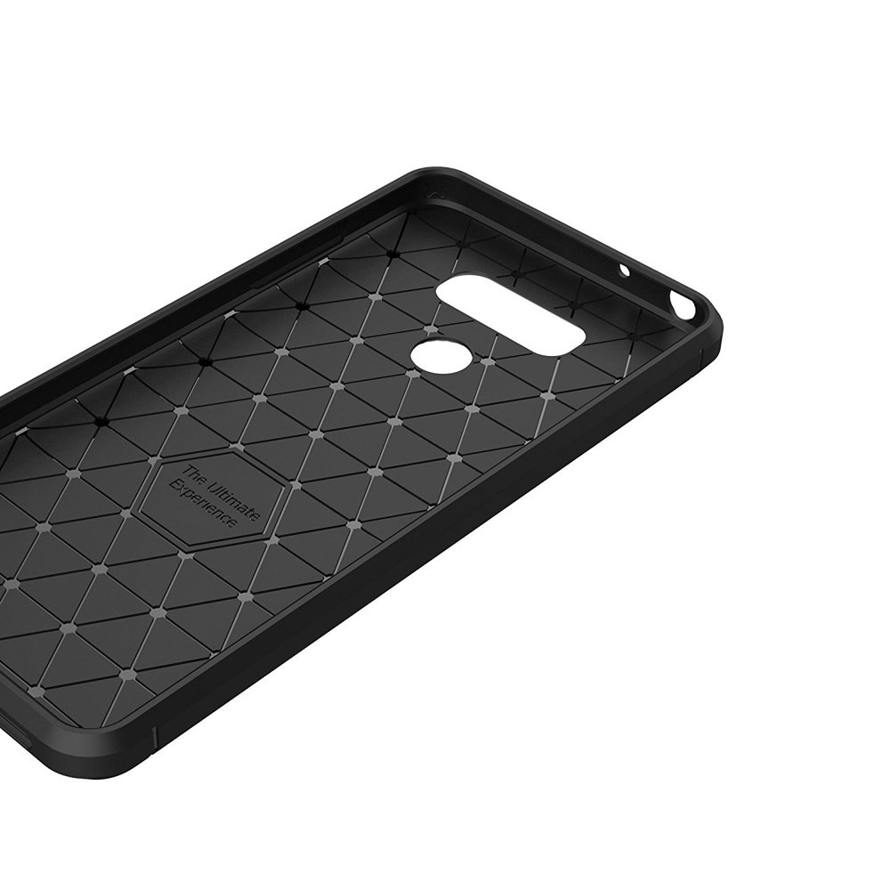 Pokrowiec Carbon Case czarny LG G6 / 2
