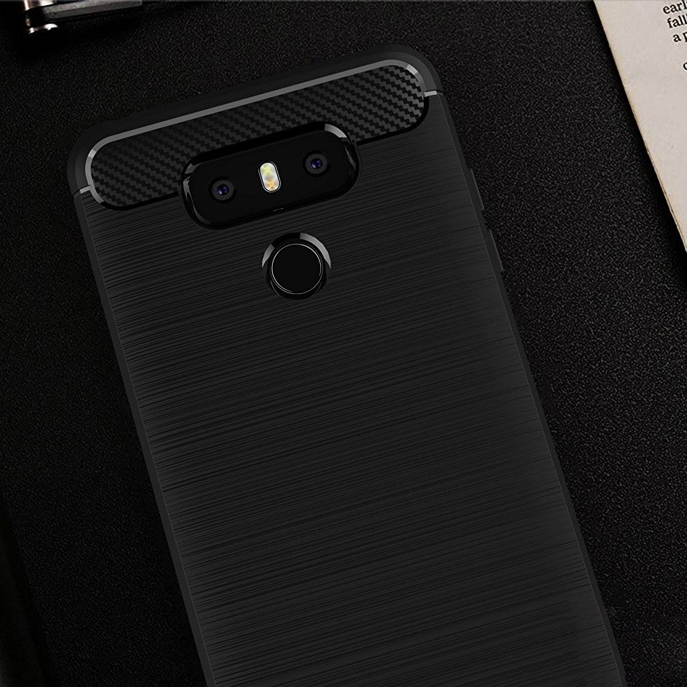 Pokrowiec Carbon Case czarny LG G6 / 6
