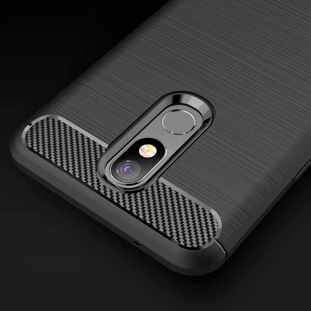 Pokrowiec Carbon Case czarny LG K40 / 2