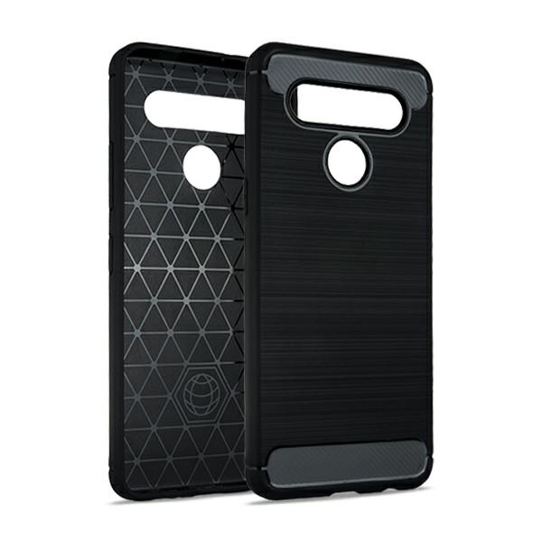 Pokrowiec Carbon Case czarny LG K51S Pokrowiec Carbon Case czarny LG K51S