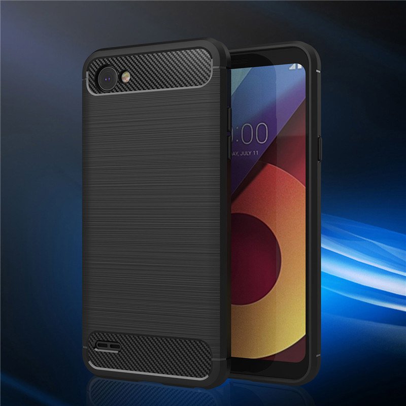 Pokrowiec Carbon Case czarny LG Q6 / 9