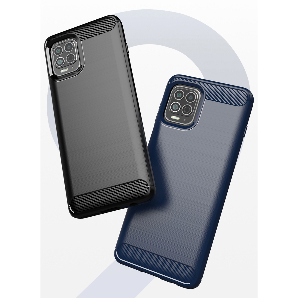 Pokrowiec Carbon Case czarny Motorola Edge S / 3