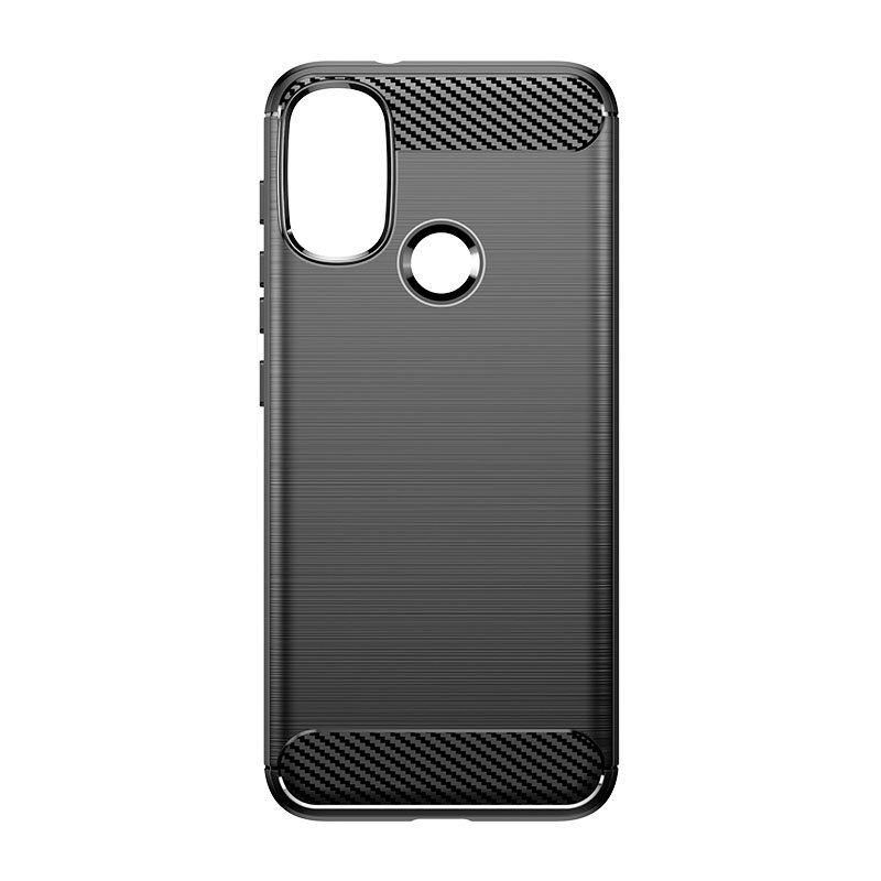Pokrowiec Carbon Case czarny Motorola Moto E20 / 3