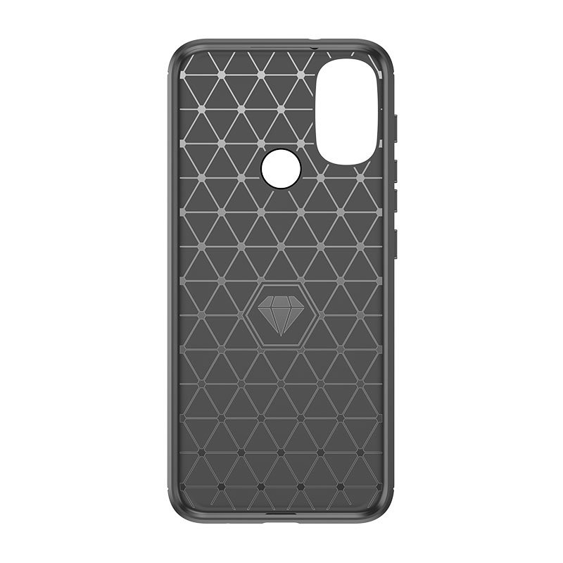 Pokrowiec Carbon Case czarny Motorola Moto E20 / 4