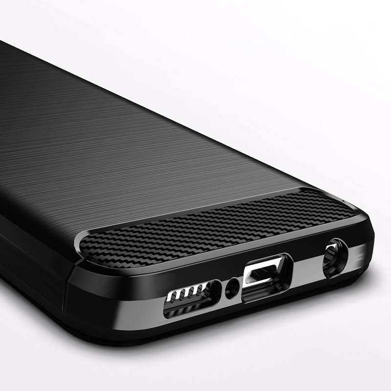 Pokrowiec Carbon Case czarny Motorola Moto G50 / 10