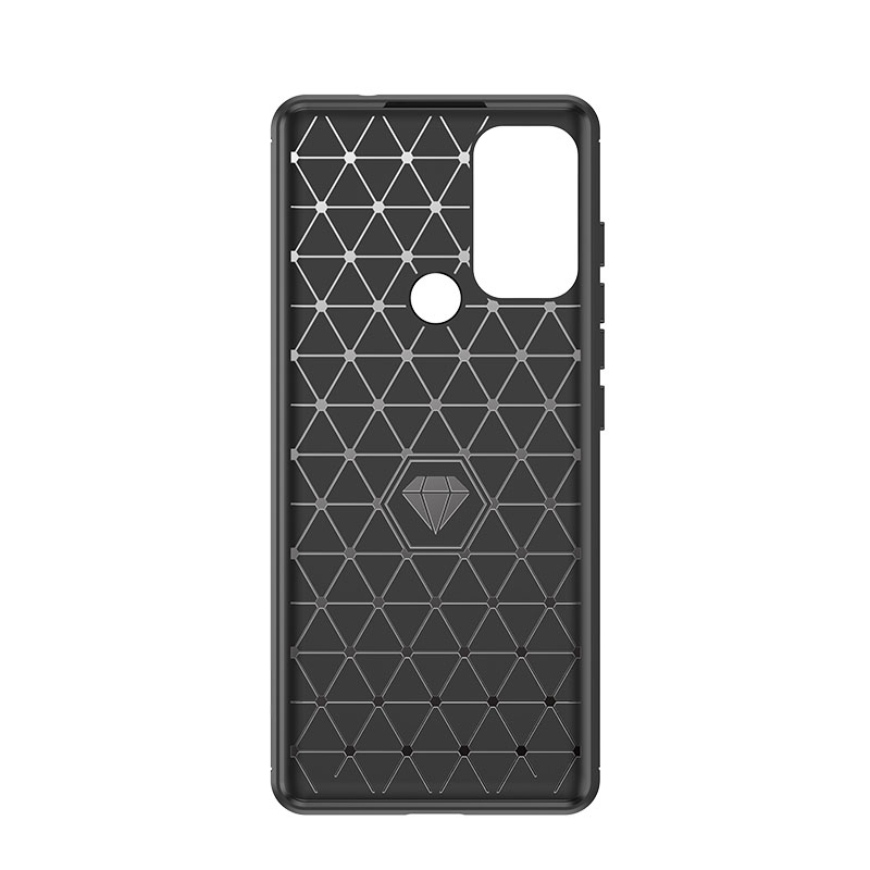 Pokrowiec Carbon Case czarny Motorola Moto G60s / 5