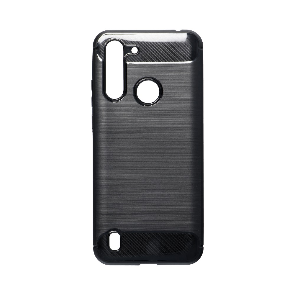 Pokrowiec Carbon Case czarny Motorola Moto G8 Power Lite