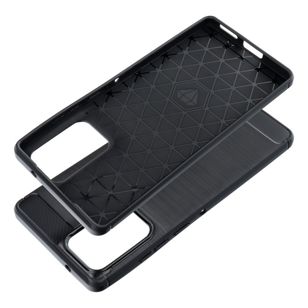 Pokrowiec Carbon Case czarny Motorola Moto G85 5G / 8
