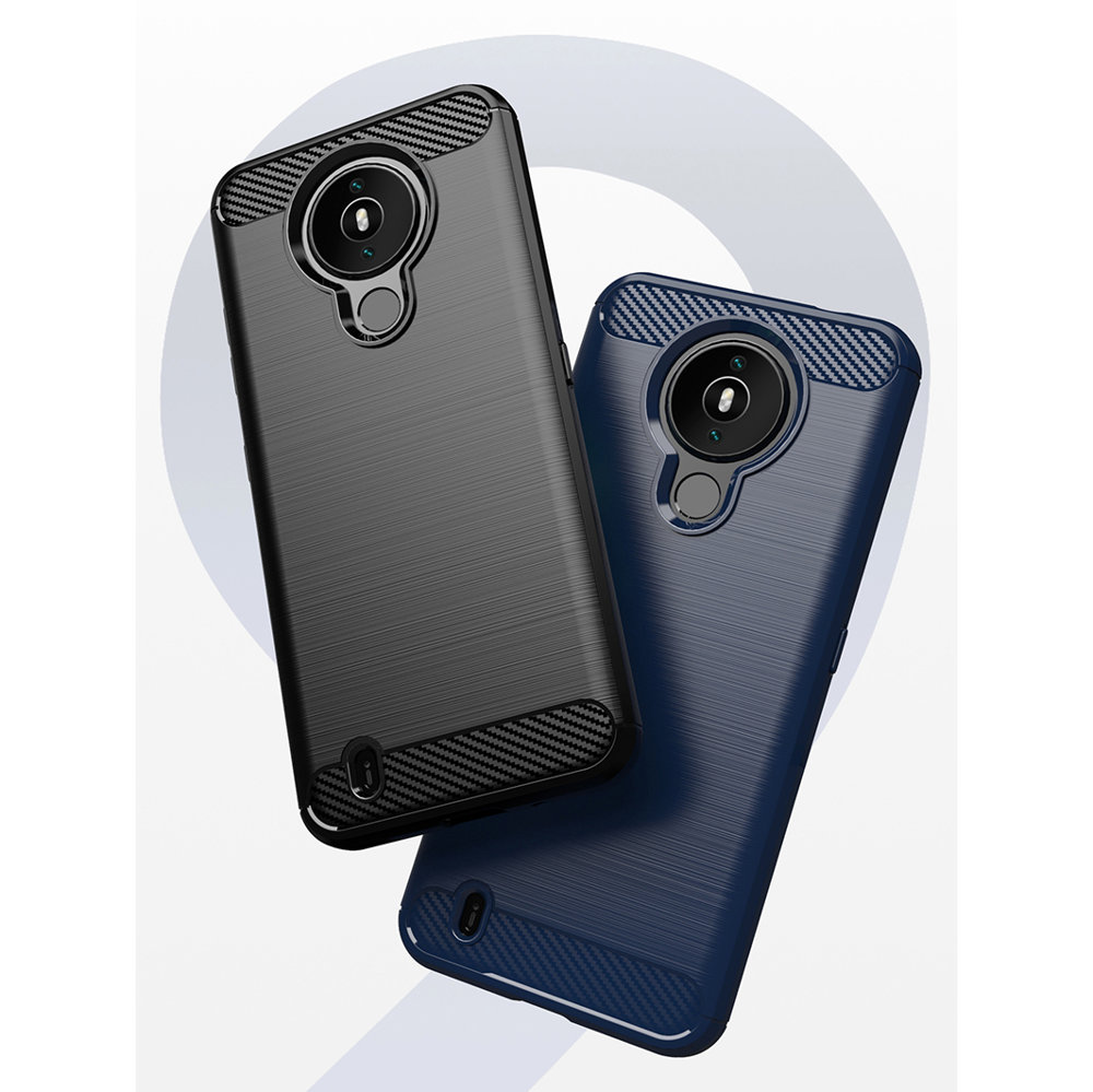 Pokrowiec Carbon Case czarny Nokia 1.4 / 3 Pokrowiec Carbon Case czarny Nokia 1.4 / 3