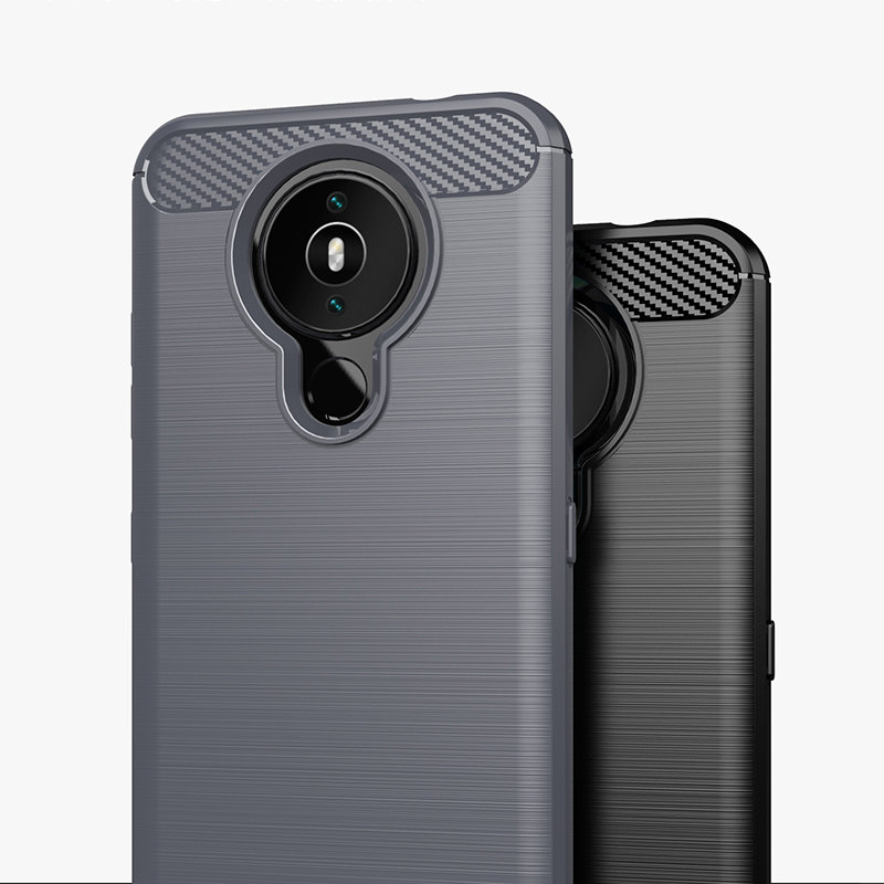 Pokrowiec Carbon Case czarny Nokia 1.4 / 7 Pokrowiec Carbon Case czarny Nokia 1.4 / 7