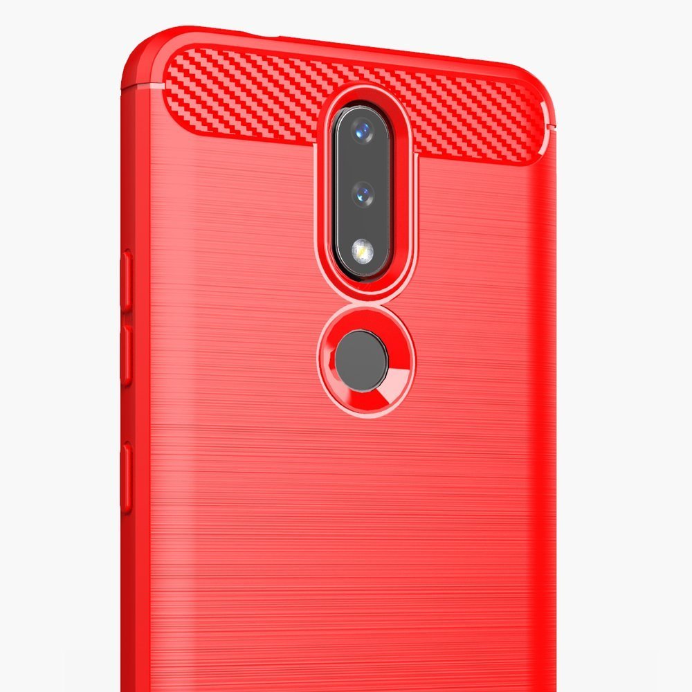 Pokrowiec Carbon Case czarny Nokia 2.4 / 10 Pokrowiec Carbon Case czarny Nokia 2.4 / 10