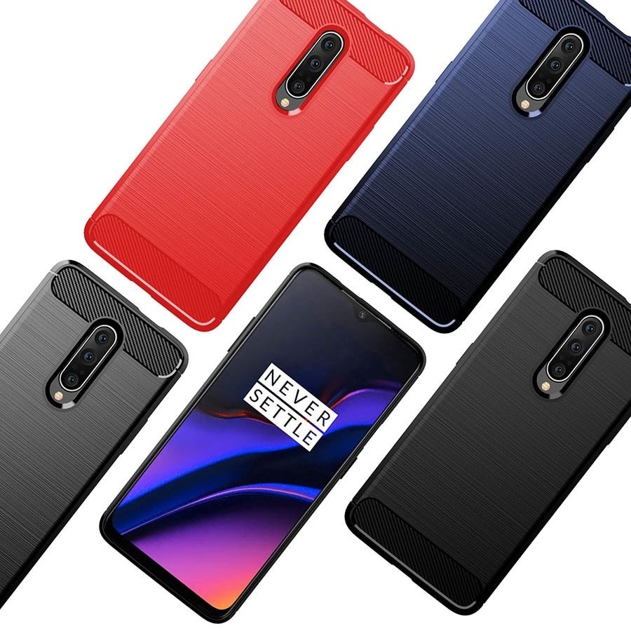 Pokrowiec Carbon Case czarny OnePlus 7 Pro / 2 Pokrowiec Carbon Case czarny OnePlus 7 Pro / 2