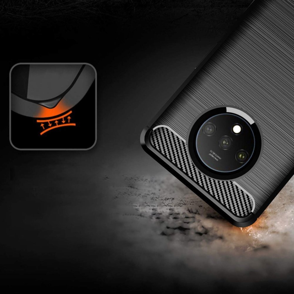 Pokrowiec Carbon Case czarny OnePlus 7T / 6 Pokrowiec Carbon Case czarny OnePlus 7T / 6