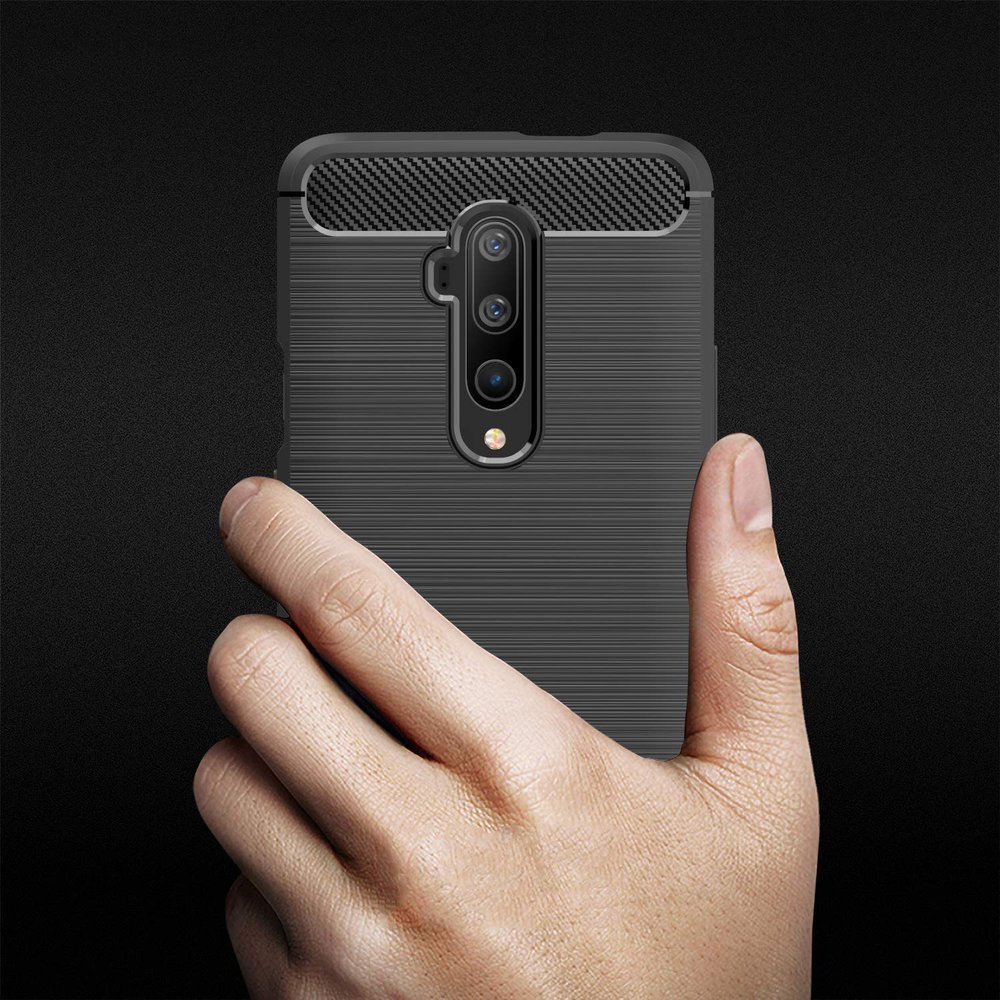Pokrowiec Carbon Case czarny OnePlus 7T Pro / 3 Pokrowiec Carbon Case czarny OnePlus 7T Pro / 3