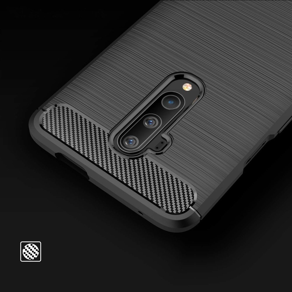 Pokrowiec Carbon Case czarny OnePlus 7T Pro / 5 Pokrowiec Carbon Case czarny OnePlus 7T Pro / 5