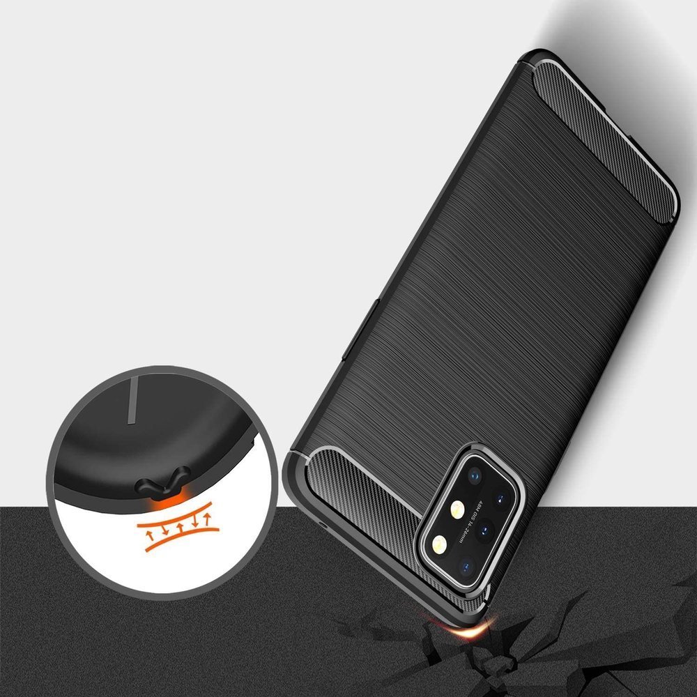 Pokrowiec Carbon Case czarny OnePlus 8T / 2