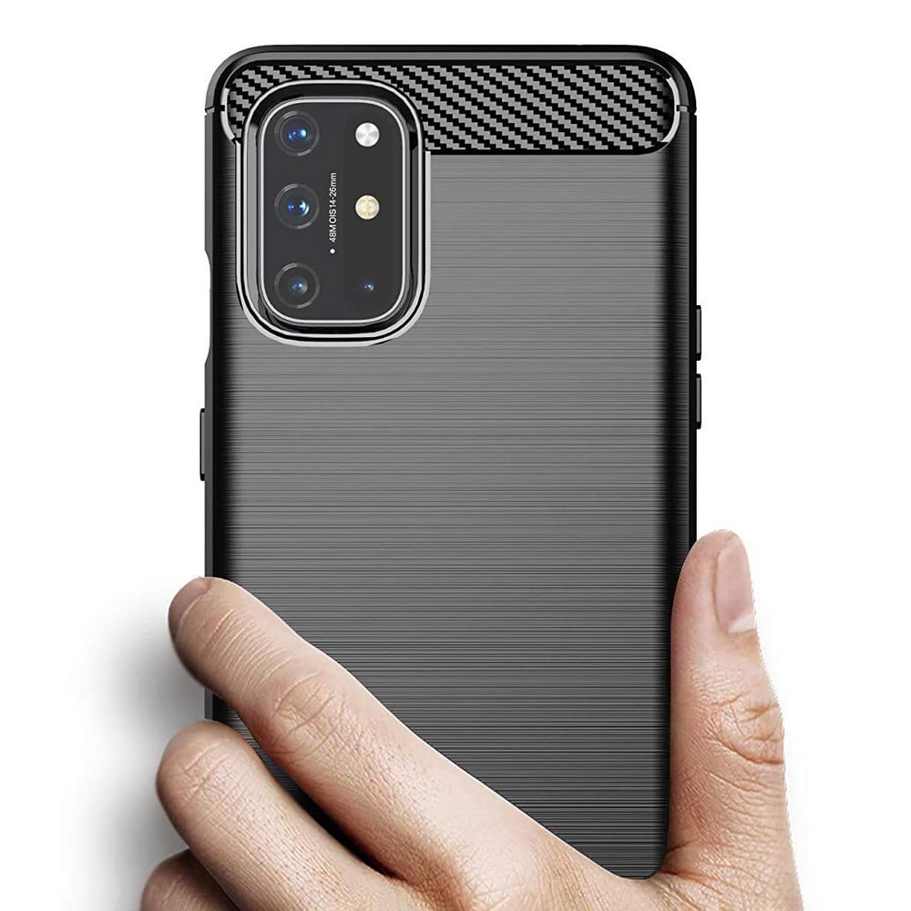 Pokrowiec Carbon Case czarny OnePlus 8T / 5
