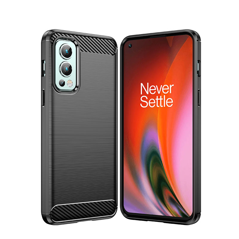 Pokrowiec Carbon Case czarny OnePlus Nord 2 5G / 2 Pokrowiec Carbon Case czarny OnePlus Nord 2 5G / 2