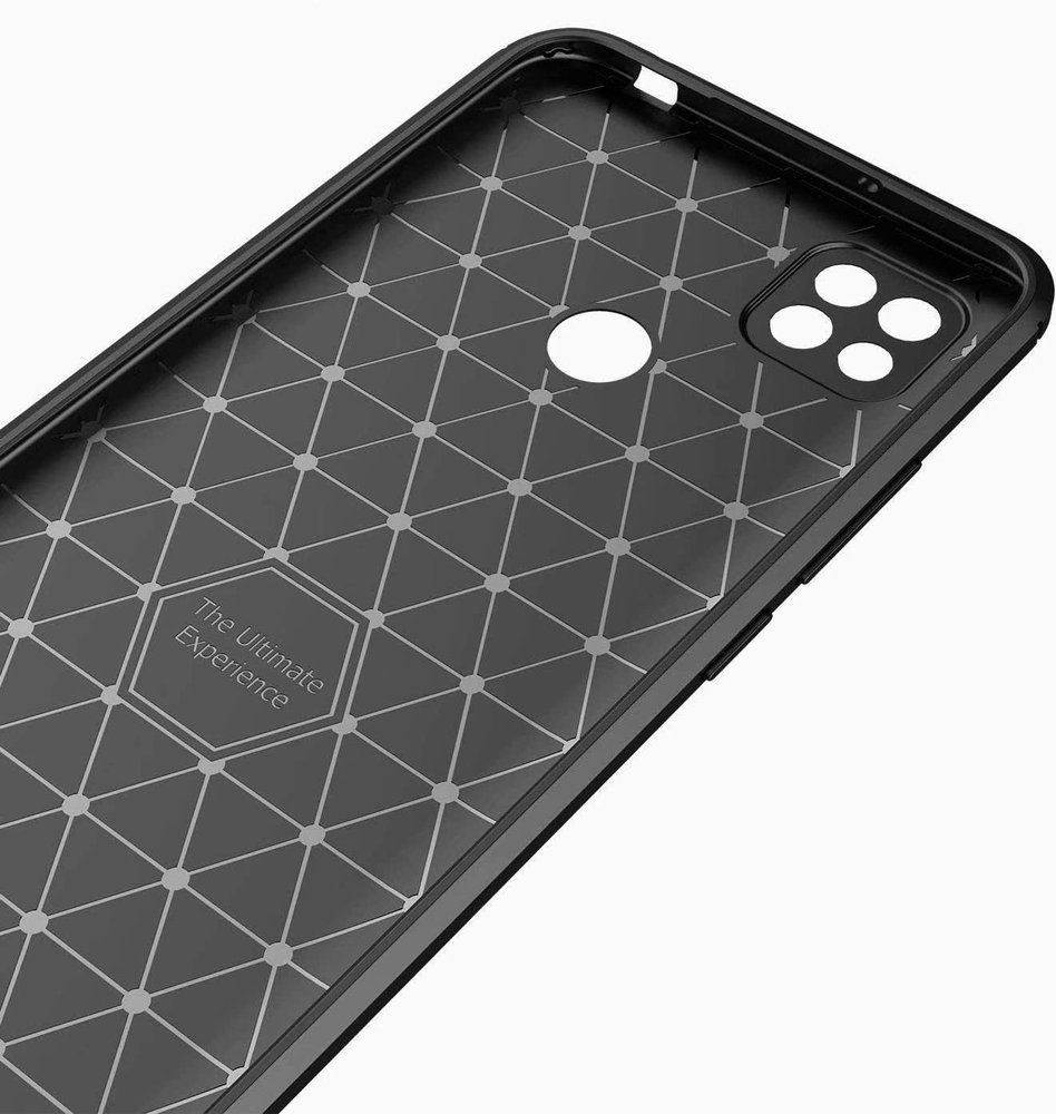 Pokrowiec Carbon Case czarny Oppo A15 / 4