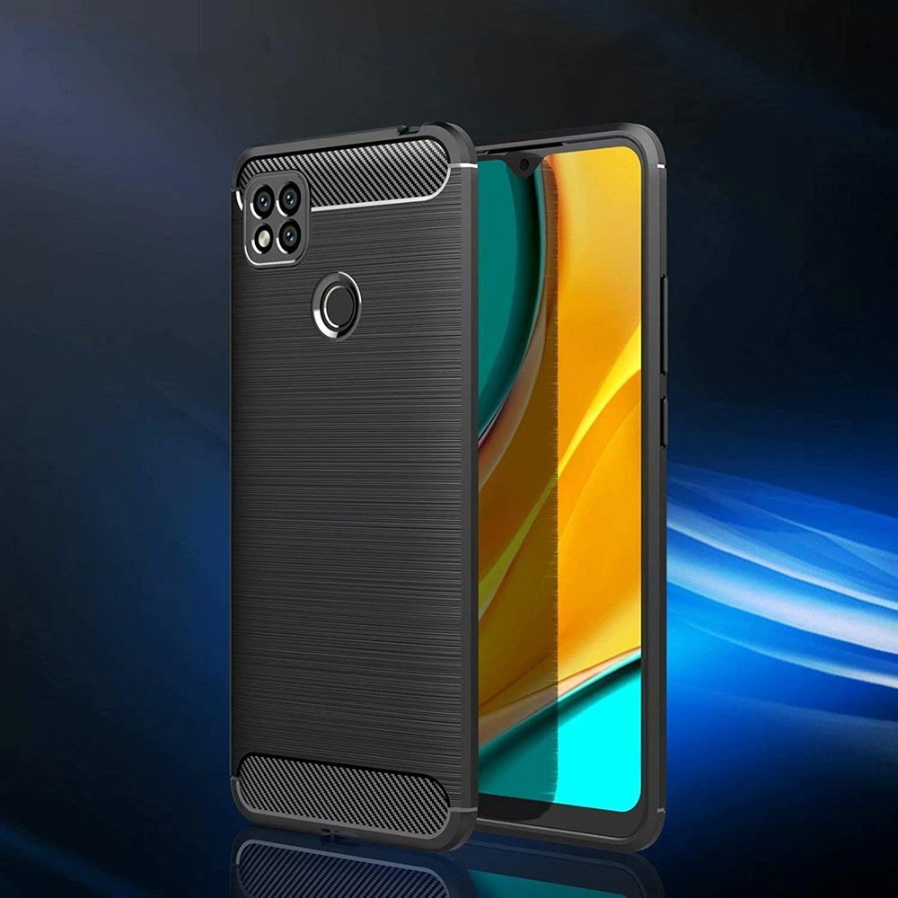 Pokrowiec Carbon Case czarny Oppo A15S / 7 Pokrowiec Carbon Case czarny Oppo A15S / 7
