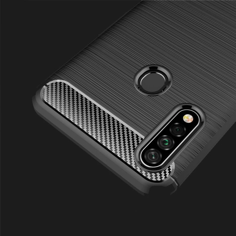 Pokrowiec Carbon Case czarny Oppo A31 / 6