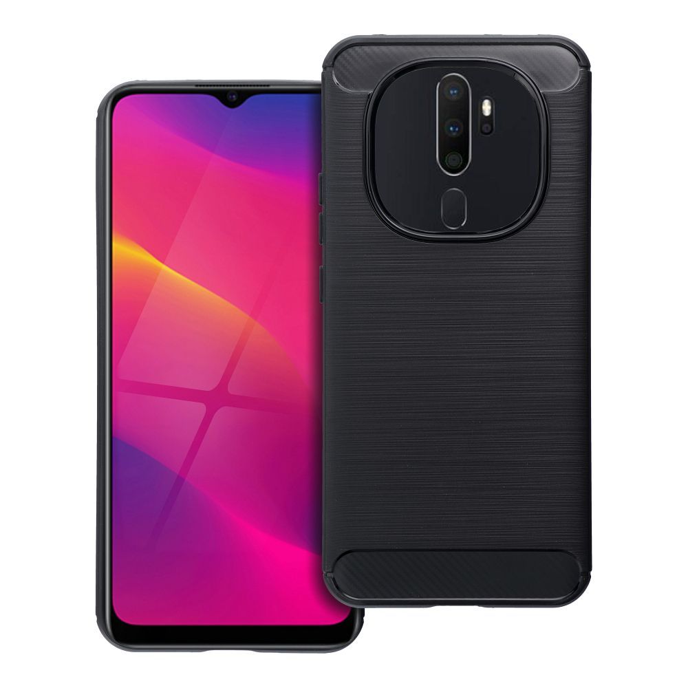 Pokrowiec Carbon Case czarny Oppo A5 5G Pokrowiec Carbon Case czarny Oppo A5 5G