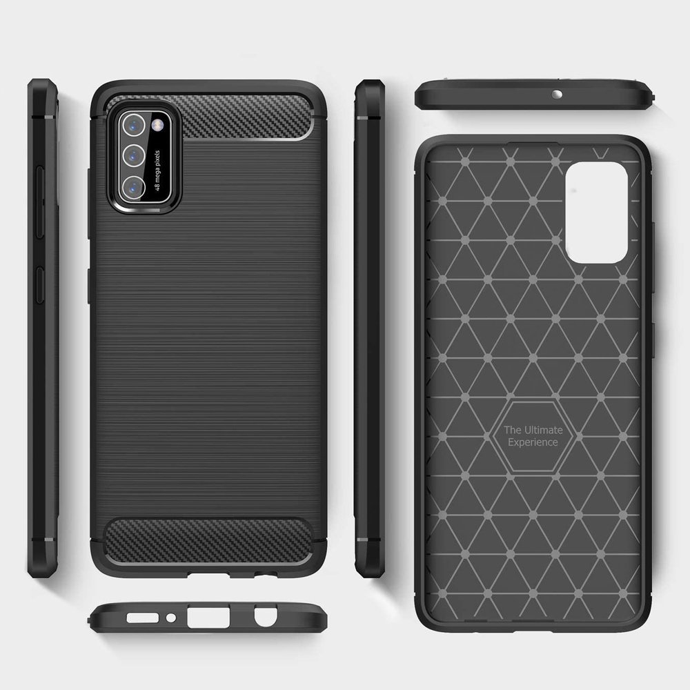 Pokrowiec Carbon Case czarny Oppo A72 / 2