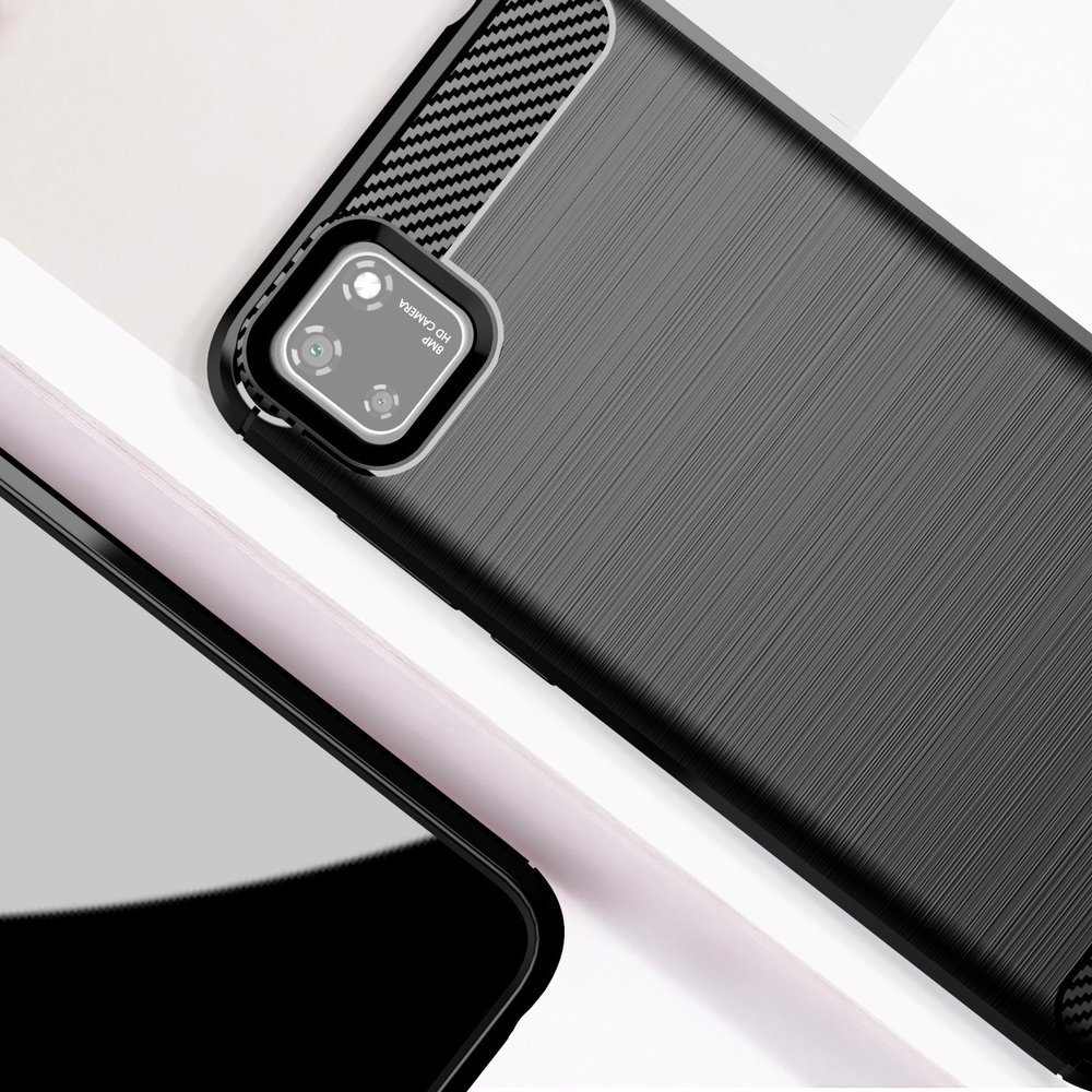 Pokrowiec Carbon Case czarny Oppo A73 / 5