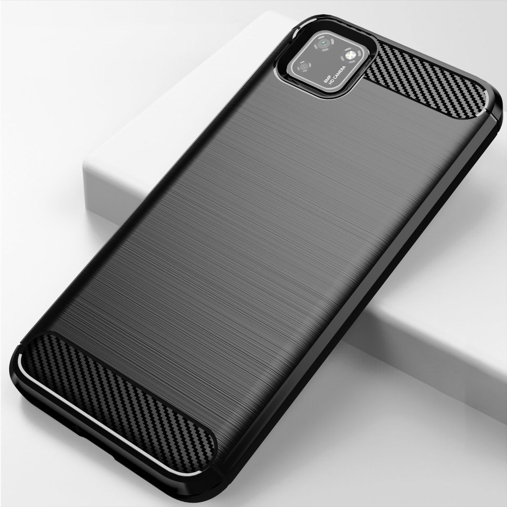 Pokrowiec Carbon Case czarny Oppo A73 / 7