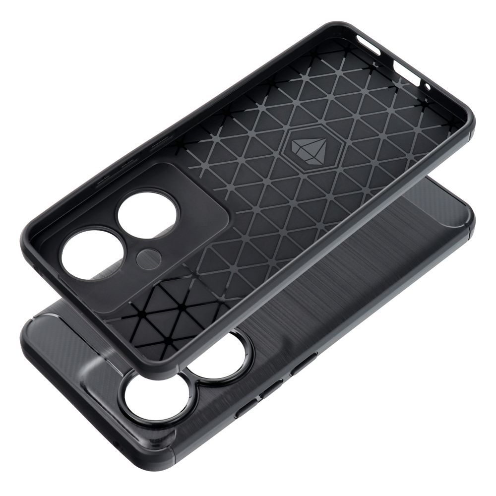 Pokrowiec Carbon Case czarny Oppo Reno 11F 5G / 9