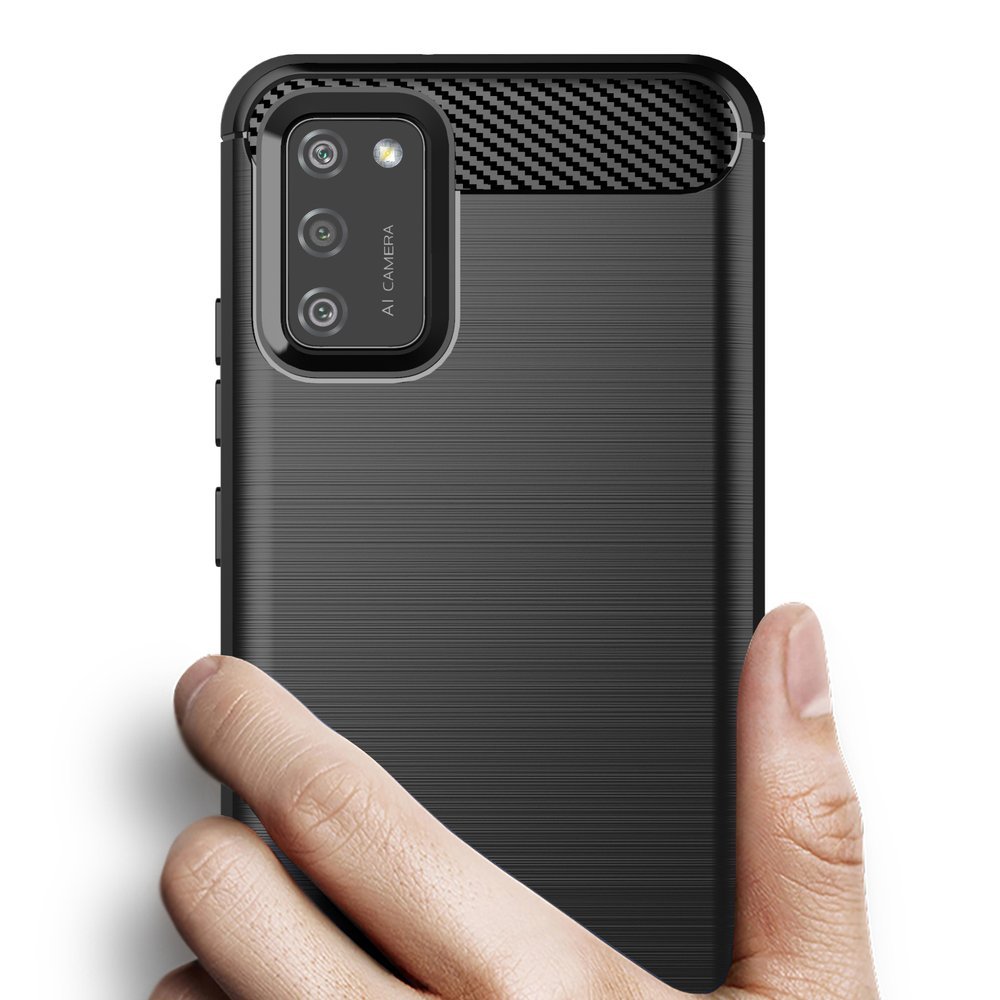 Pokrowiec Carbon Case czarny Oppo Reno 5 4G / 5