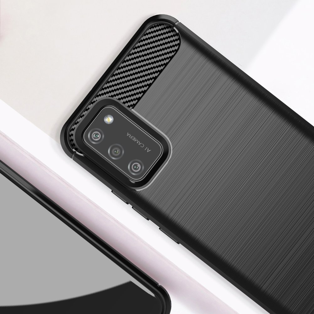 Pokrowiec Carbon Case czarny Oppo Reno 5 5G / 6 Pokrowiec Carbon Case czarny Oppo Reno 5 5G / 6