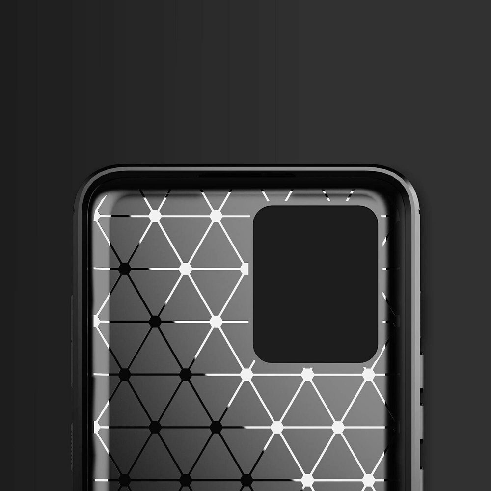 Pokrowiec Carbon Case czarny Realme 8 Pro / 6