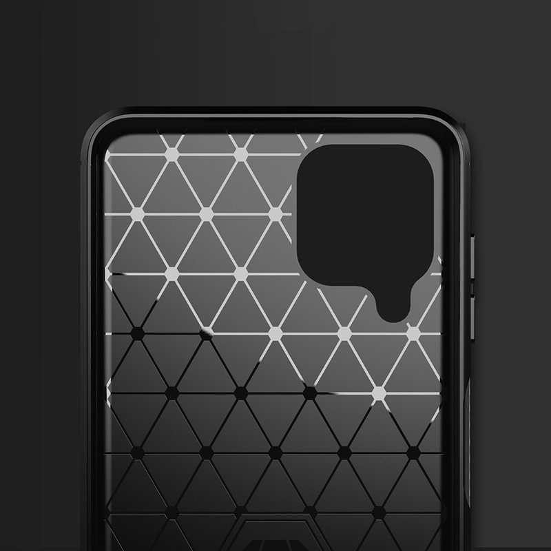 Pokrowiec Carbon Case czarny Samsung A22 4G / 8