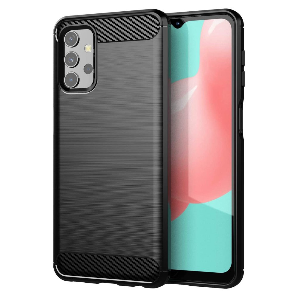 Pokrowiec Carbon Case czarny Samsung Galaxy A32 4G Pokrowiec Carbon Case czarny Samsung Galaxy A32 4G