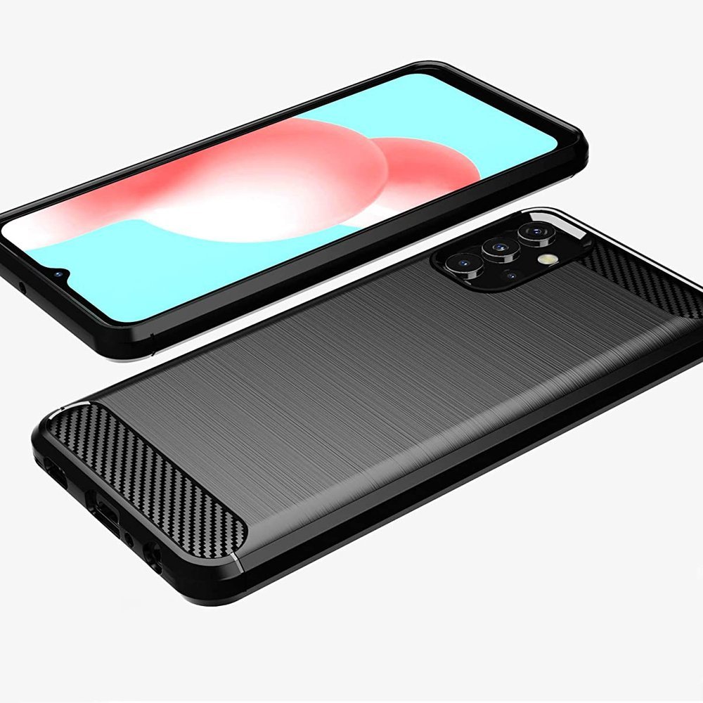 Pokrowiec Carbon Case czarny Samsung Galaxy A32 4G / 2 Pokrowiec Carbon Case czarny Samsung Galaxy A32 4G / 2