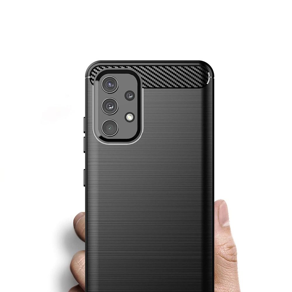 Pokrowiec Carbon Case czarny Samsung A32 5G / 4 Pokrowiec Carbon Case czarny Samsung A32 5G / 4