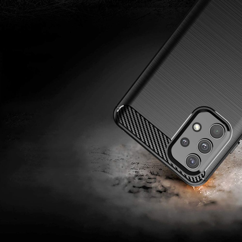 Pokrowiec Carbon Case czarny Samsung A32 5G / 8 Pokrowiec Carbon Case czarny Samsung A32 5G / 8
