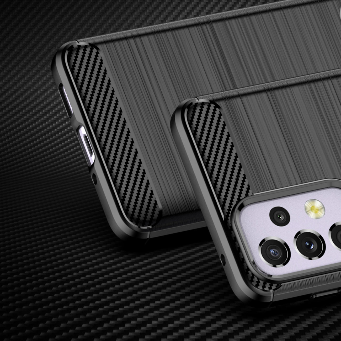 Pokrowiec Carbon Case czarny Samsung Galaxy A33 5G / 2