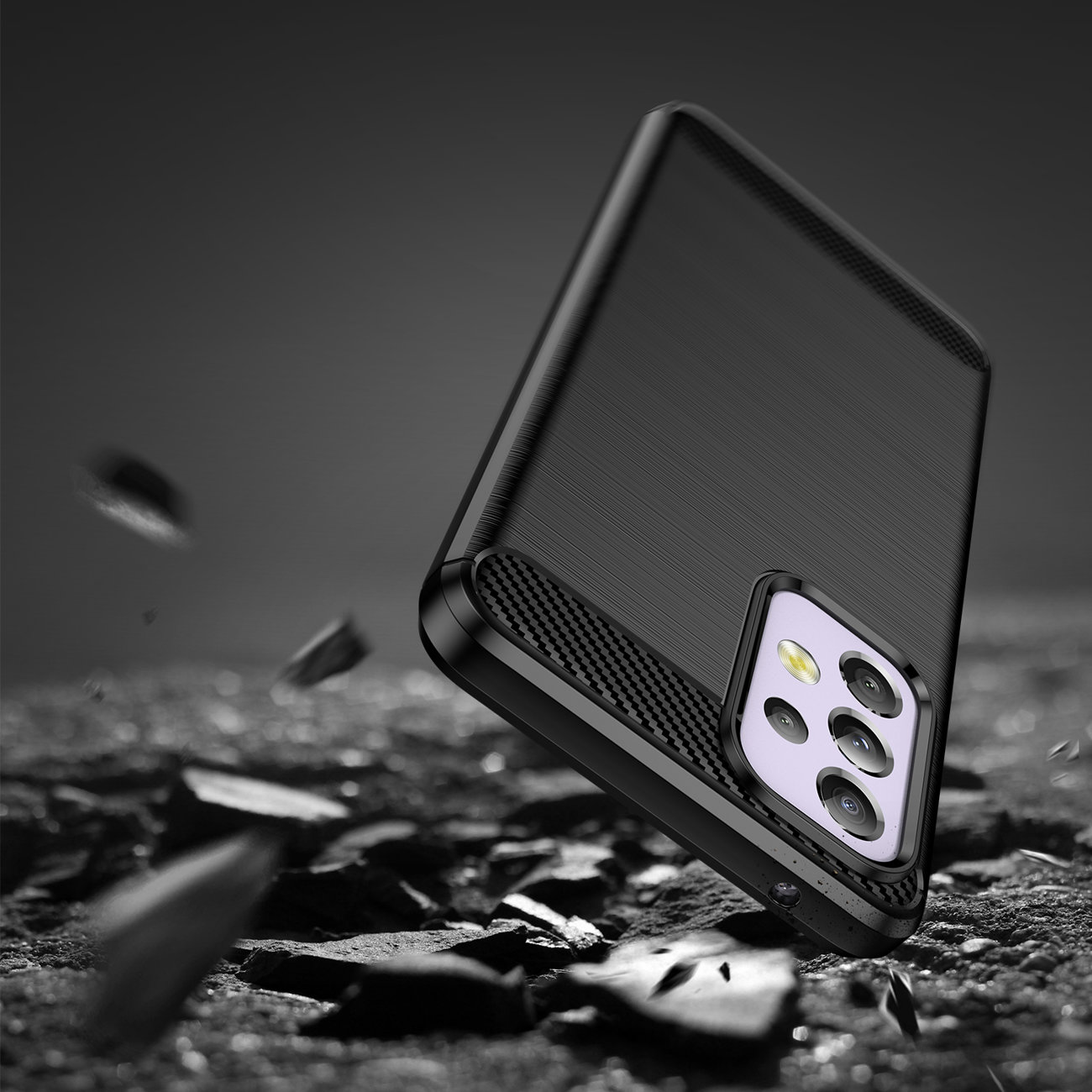 Pokrowiec Carbon Case czarny Samsung Galaxy A33 5G / 5