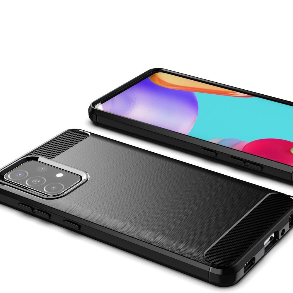 Pokrowiec Carbon Case czarny Samsung Galaxy A52S 5G / 4