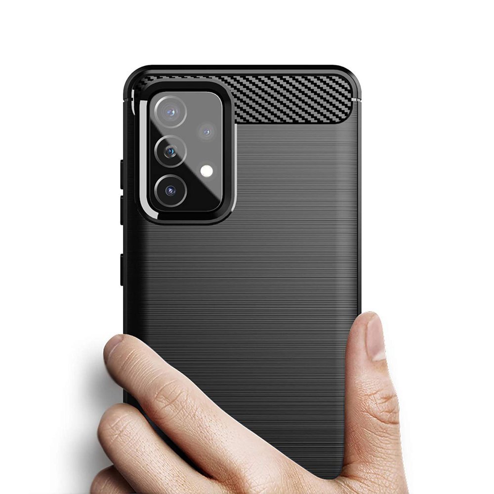 Pokrowiec Carbon Case czarny Samsung Galaxy A52S 5G / 6