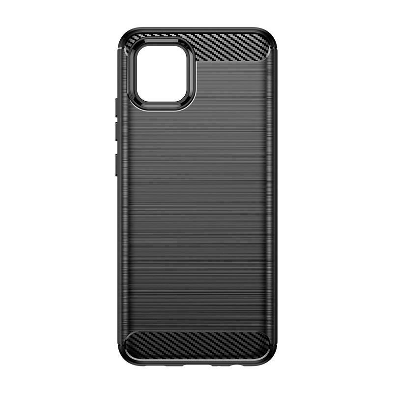 Pokrowiec Carbon Case czarny Samsung Galaxy A03s / 4
