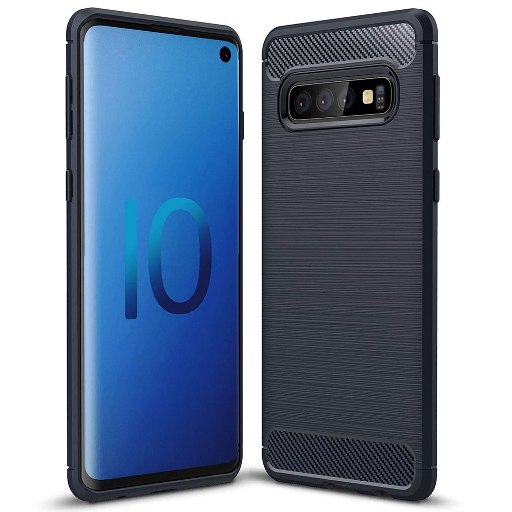 Pokrowiec Carbon Case czarny Samsung Galaxy A10s / 5 Pokrowiec Carbon Case czarny Samsung Galaxy A10s / 5