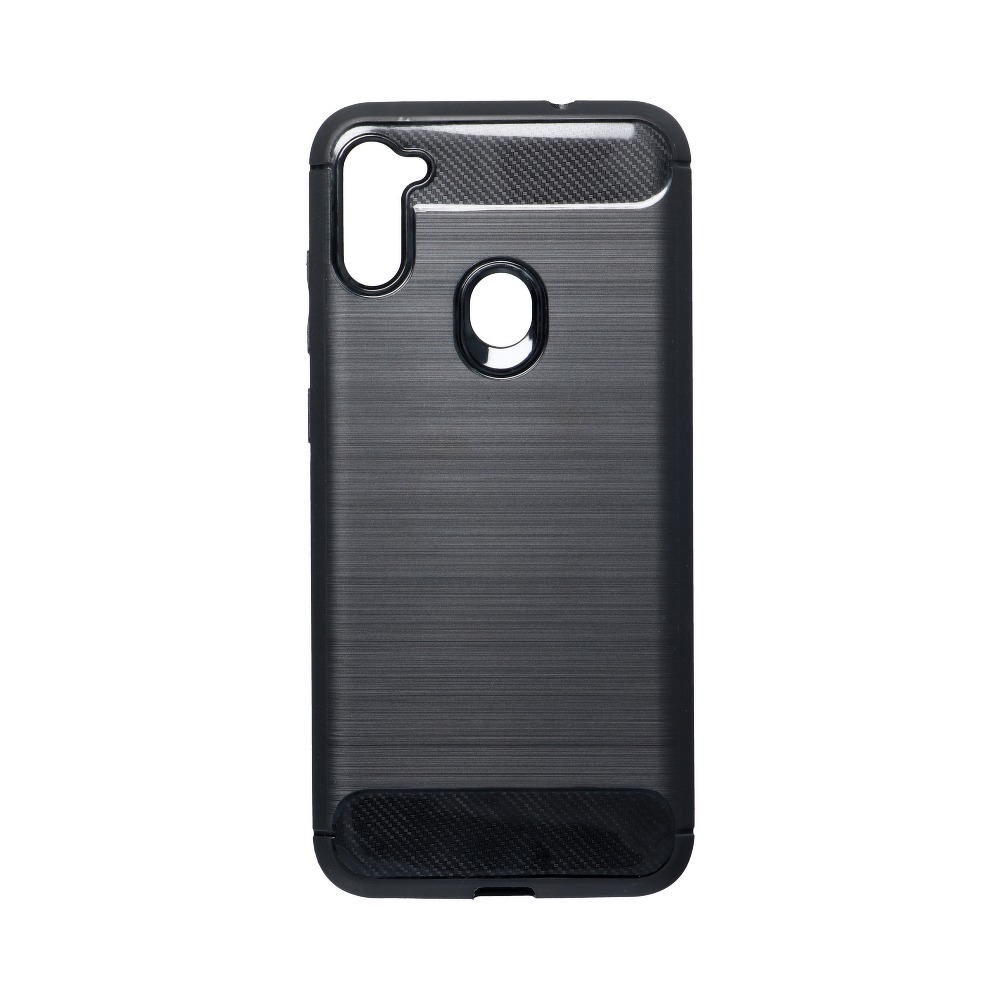 Pokrowiec Carbon Case czarny Samsung Galaxy A11