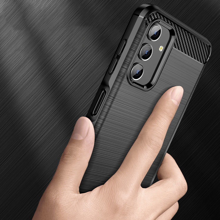 Pokrowiec Carbon Case czarny Samsung Galaxy A13 5G / 3