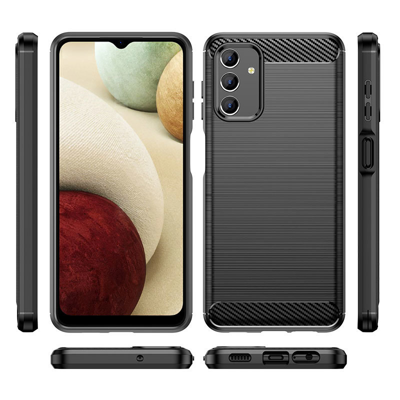 Pokrowiec Carbon Case czarny Samsung Galaxy A13 5G / 6