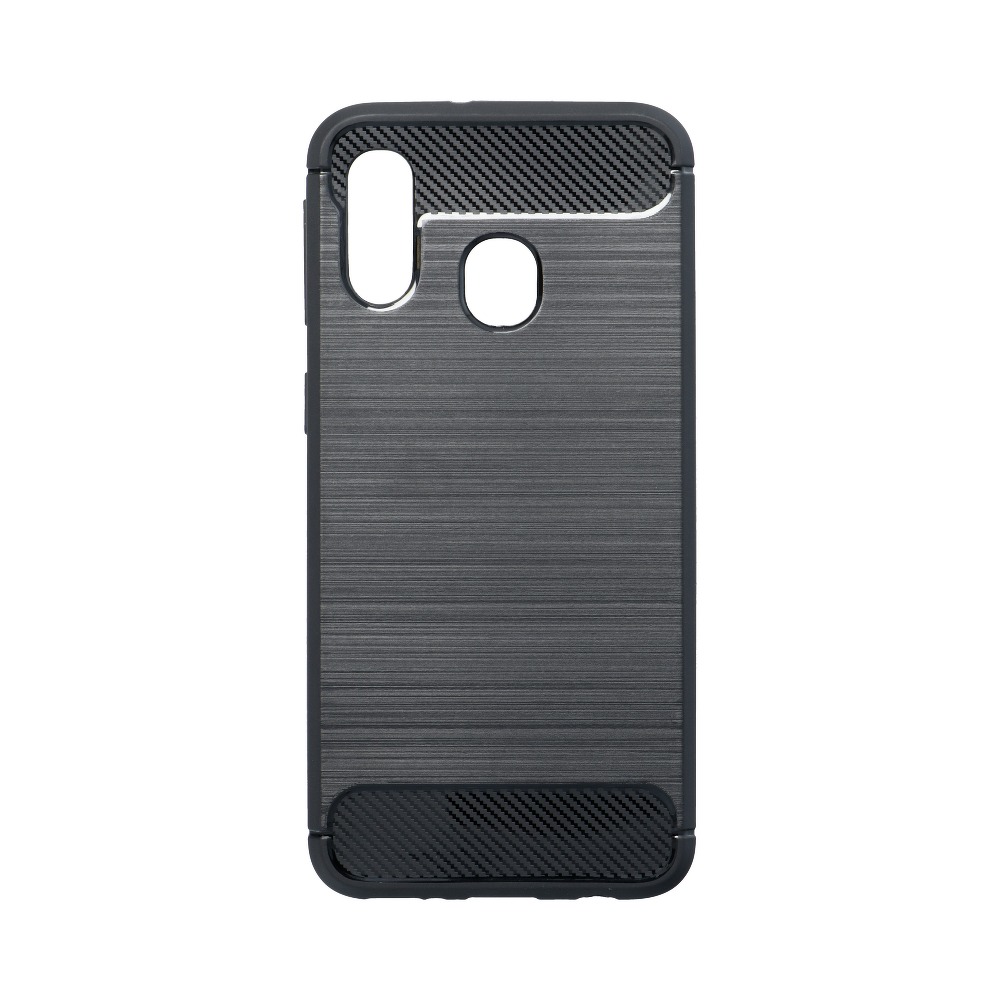 Pokrowiec Carbon Case czarny Samsung Galaxy A40 Pokrowiec Carbon Case czarny Samsung Galaxy A40