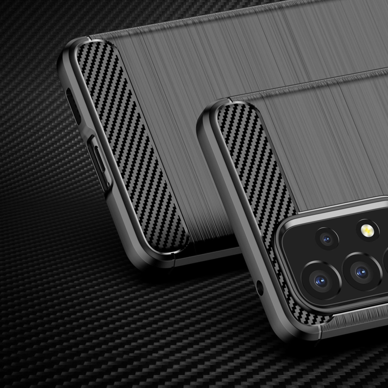 Pokrowiec Carbon Case czarny Samsung Galaxy A53 5G / 2